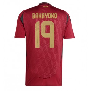 Billiga Belgien Johan Bakayoko #19 Hemmatröja EM 2024 Kortärmad